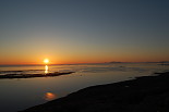 Solnedgang sett ifra Rossvikfjellet